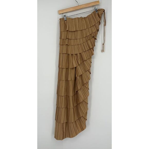 cult gaia Dresses & Skirts - cult gaia Pleated Halter Maxi Dress